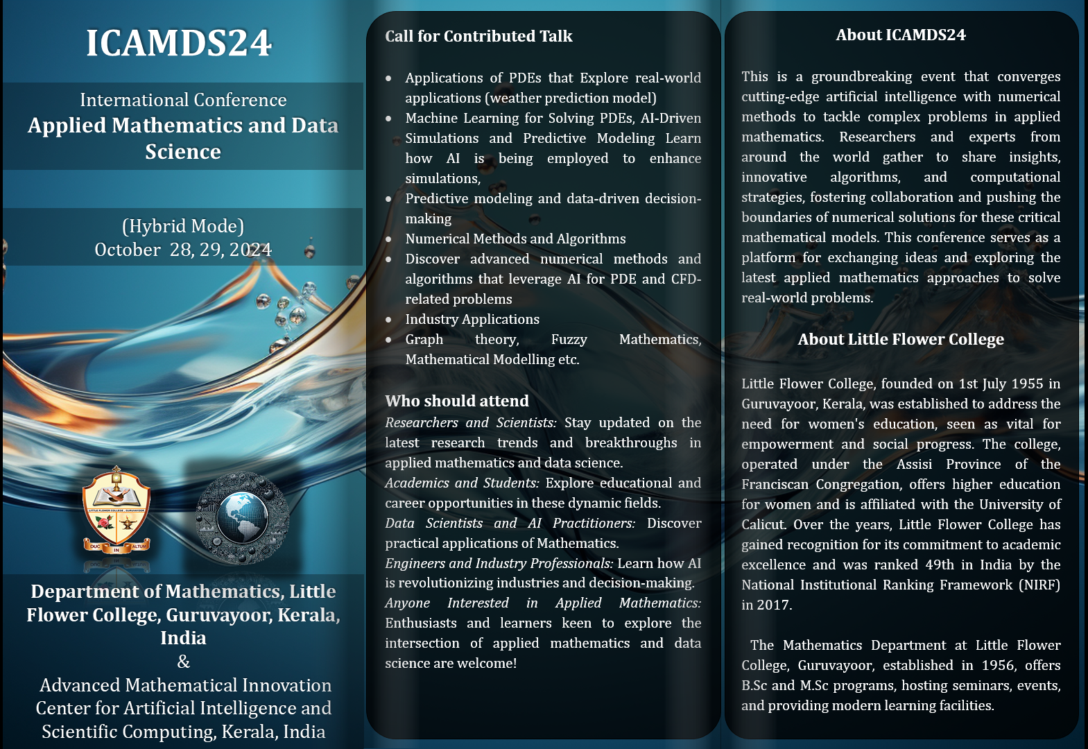 International Conference on Applied Mathematics and Data Science